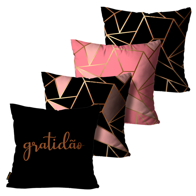 kit almofadas gratidao multicolors 45 x 45 aldec6184