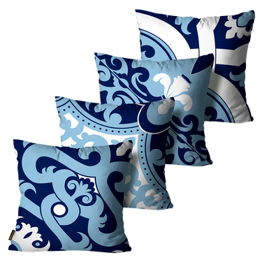 kit almofadas abstratas azul 45 x 45 dec6324 kit