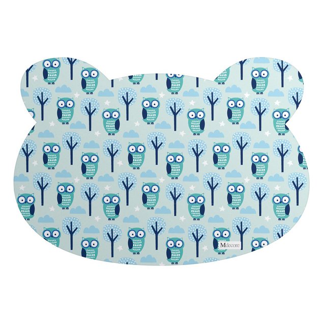 tapete pet mdecore urso coruja arvore verde pet1256 tp 1