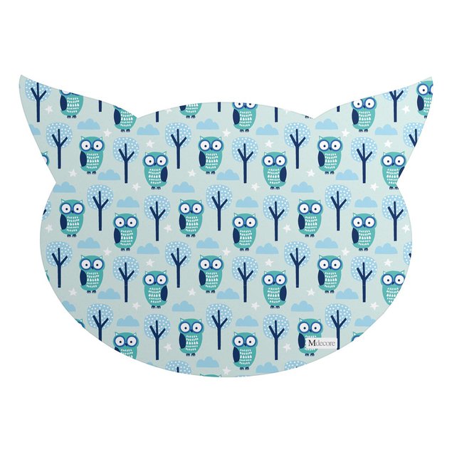 tapete pet mdecore cabeca de gato coruja arvore verde pet2256 tp 1